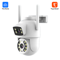 Outdoor Dual Lens Surveillance Camera